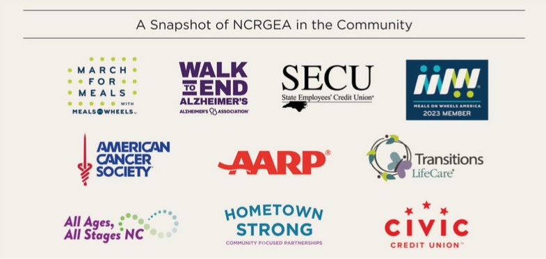 logos of community outreach for NCRGEA