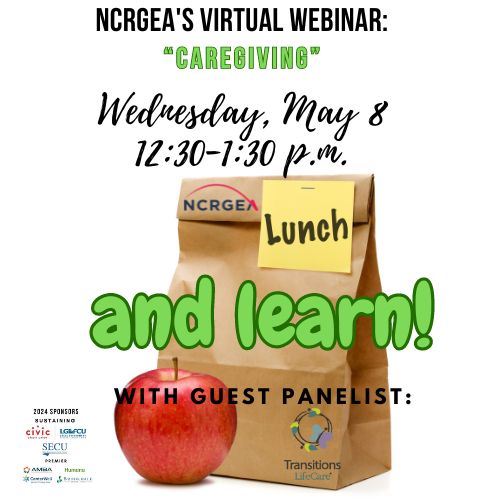 May NCRGEA Lunch and Learn logo
