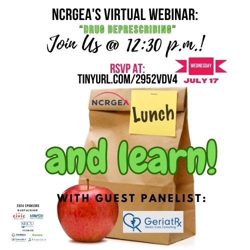 JULY 2024 Lunch and Learn date logo