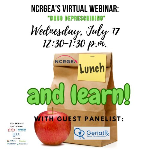JULY 2024 Lunch and Learn logo
